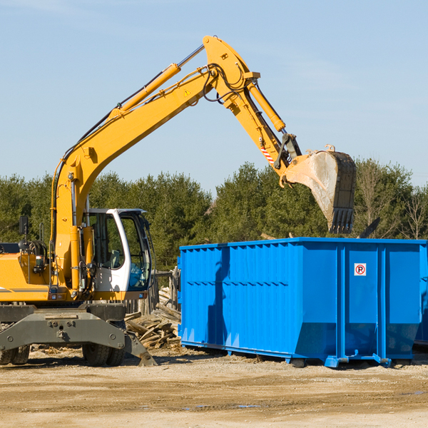 are there any restrictions on where a residential dumpster can be placed in San Joaquin County CA